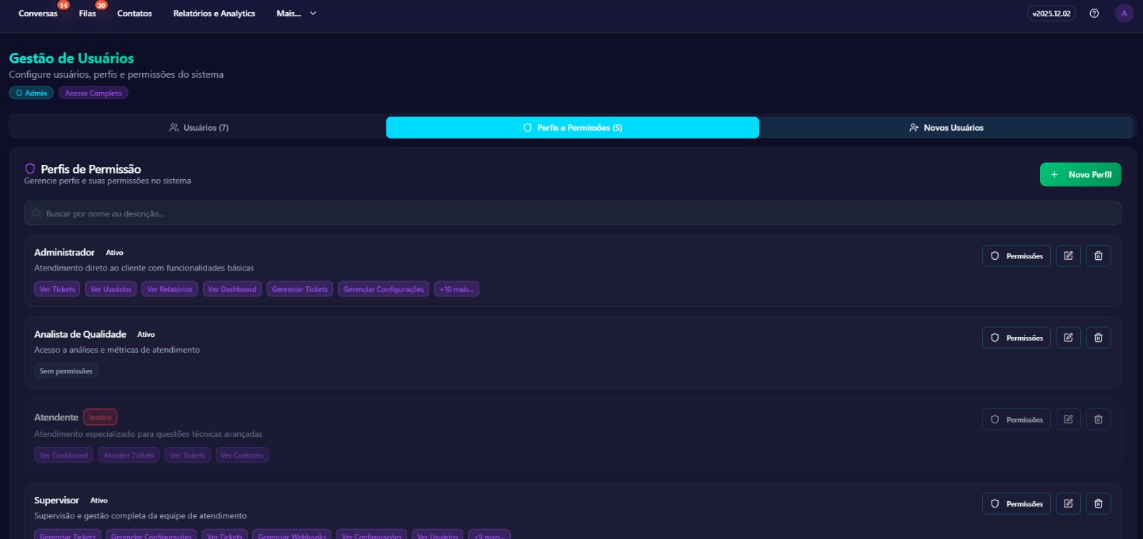 Interface de chat do WhatsApp com histórico de mensagens